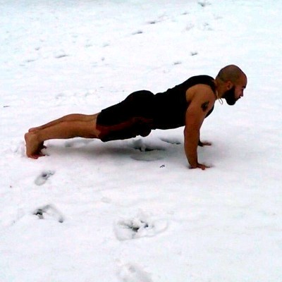 Winter training - pushups